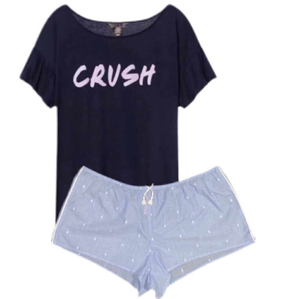 Victoria’s Secret Mayfair shorts Crush top pajama